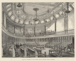La nouvelle chambre du London County Council, Spring Gardens - Frank Watkins